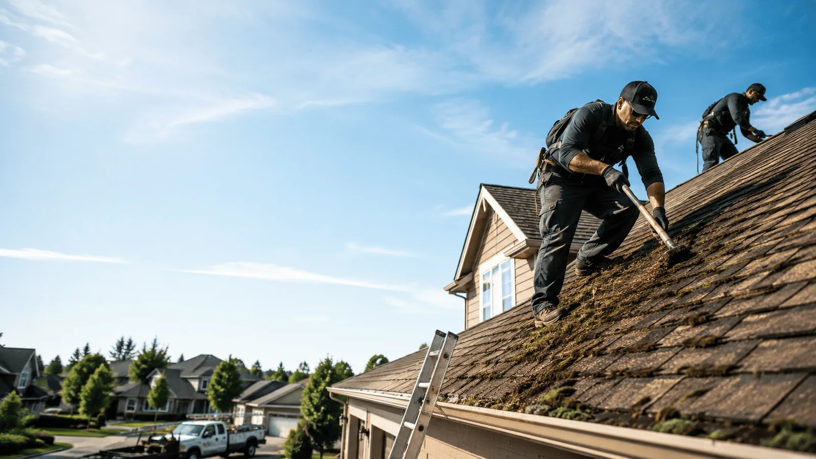 Roof Moss Removal in Colon, MI near me